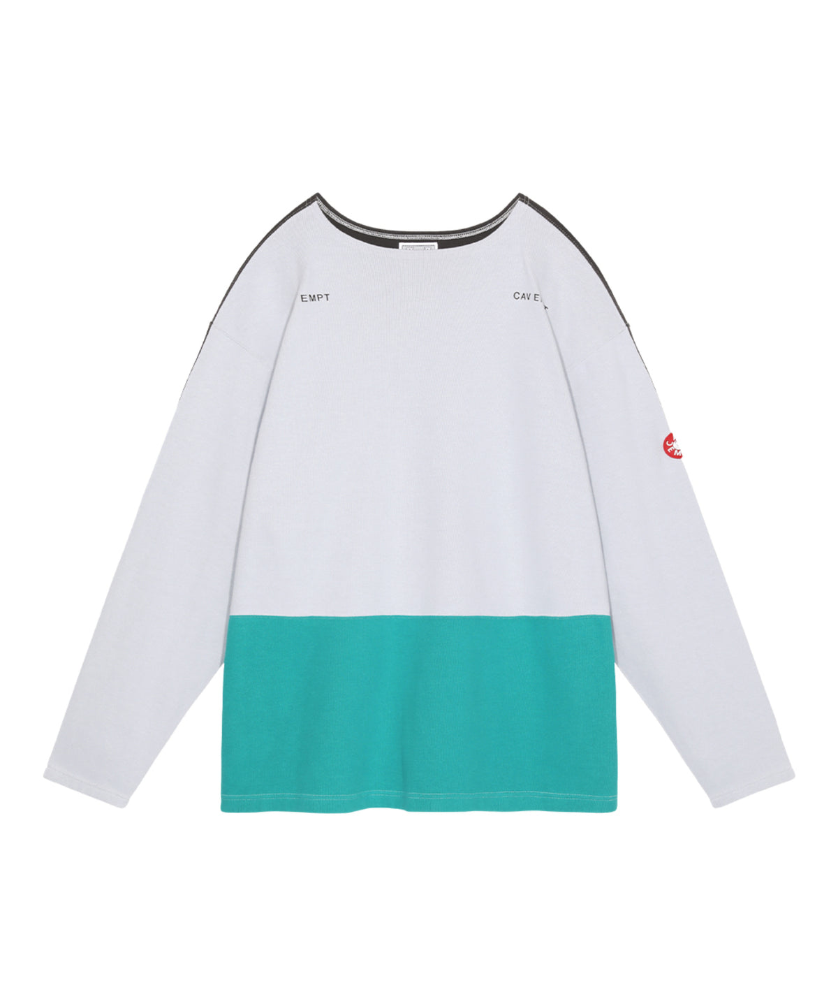 3 COLOUR DBL KNIT BOAT NECK