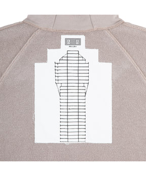 SOLID BIG HEAVY ZIP HOODY