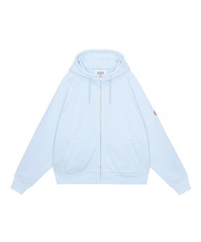 SOLID BIG HEAVY ZIP HOODY