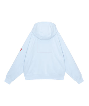 SOLID BIG HEAVY ZIP HOODY