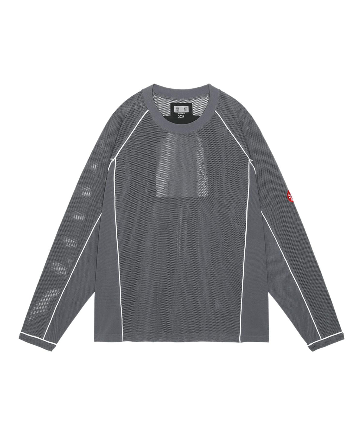 MESH RAGLAN COLOUR LONG SLEEVE T