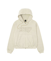 STUDDED FULL ZIP HOODIE