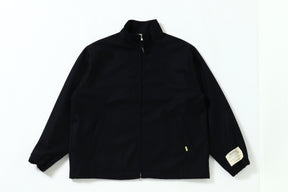 STAND COLLAR ZIP UP BLOUSON