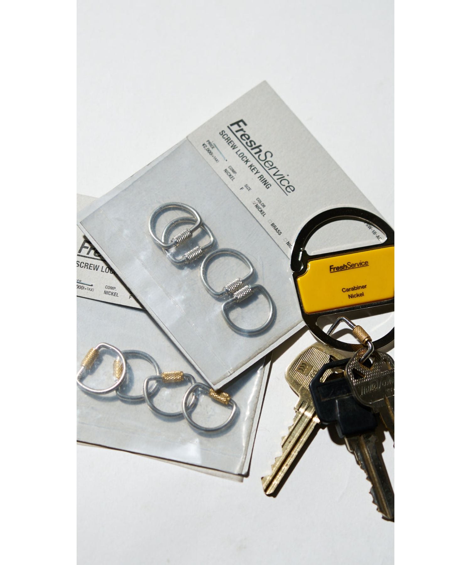 Screw Lock Key Ring