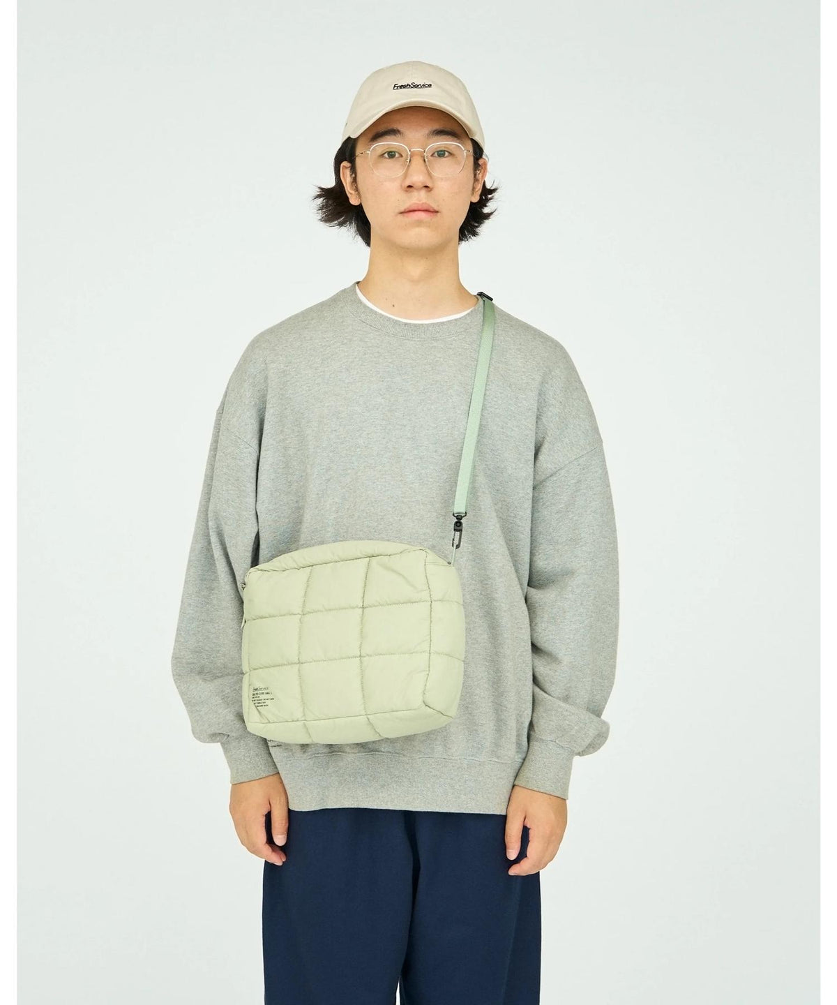 QUILTED CUBE BAG_L