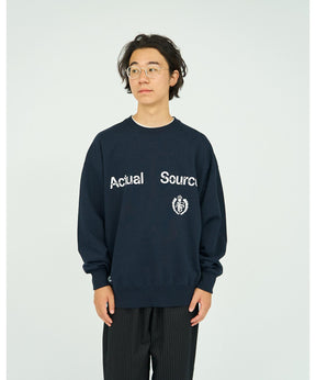 AS×FS LIGHT OZ CREW NECK SWEAT “COLLEGE”