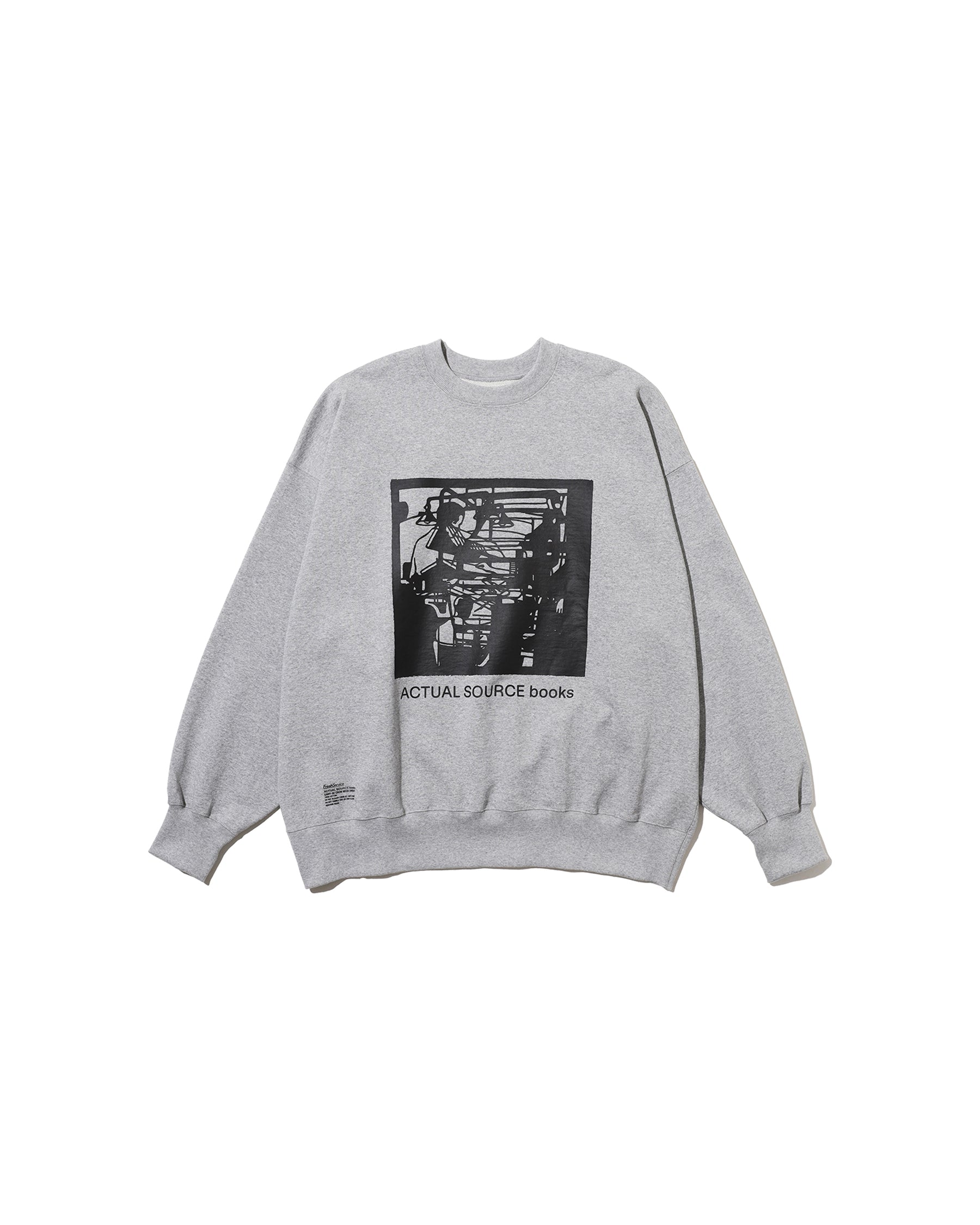 AS×FS LIGHT OZ CREW NECK SWEAT  “LITHOGRAPH”