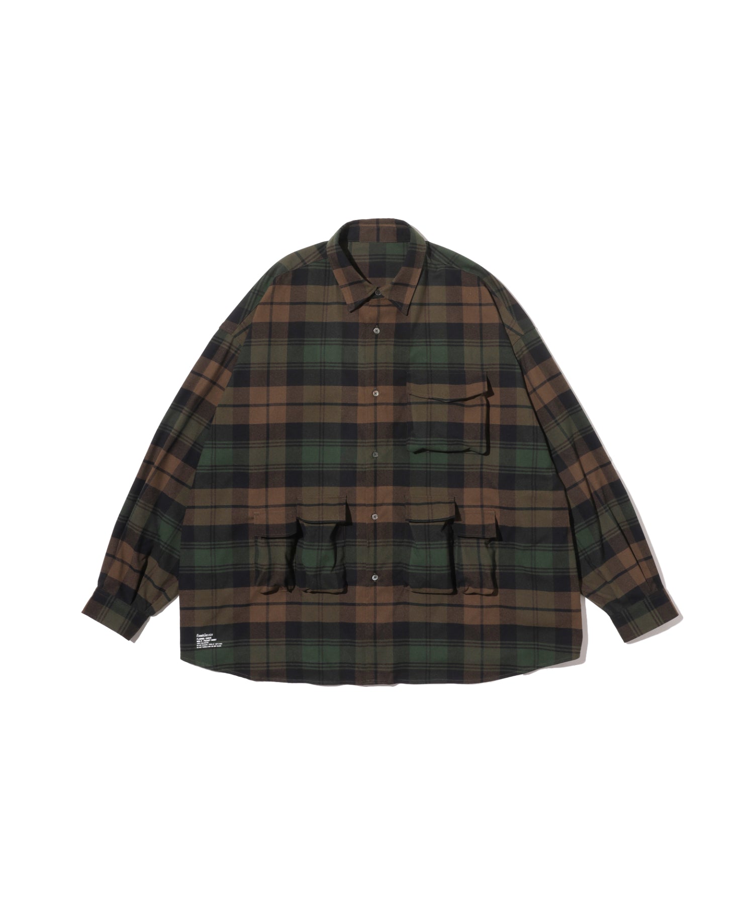 FLANNEL CHECK MULTI POCKET SHIRT