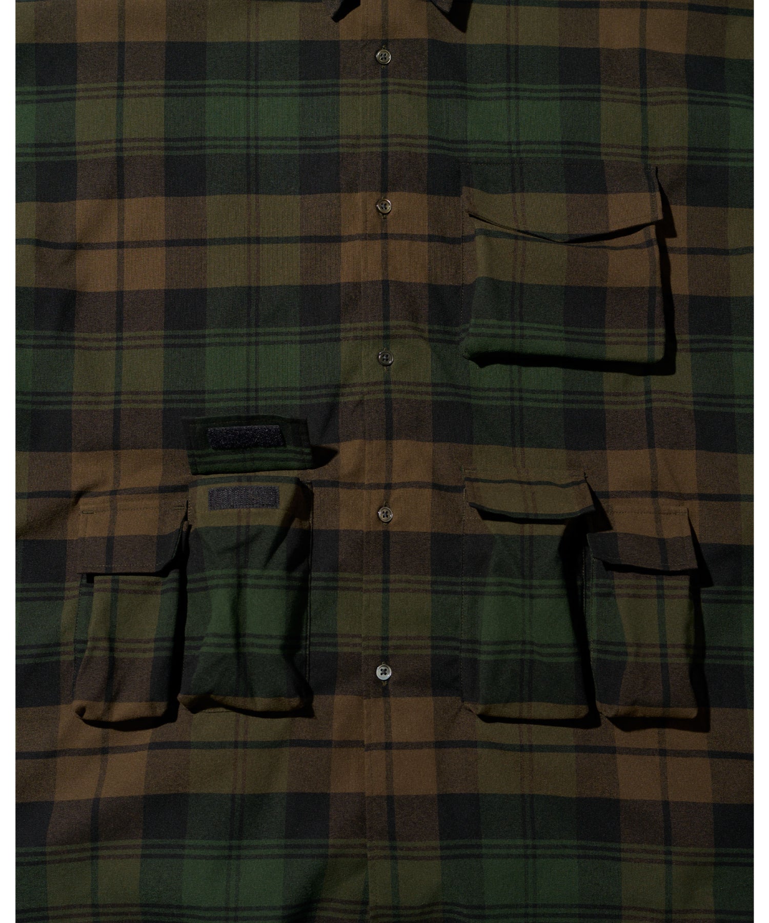 FLANNEL CHECK MULTI POCKET SHIRT