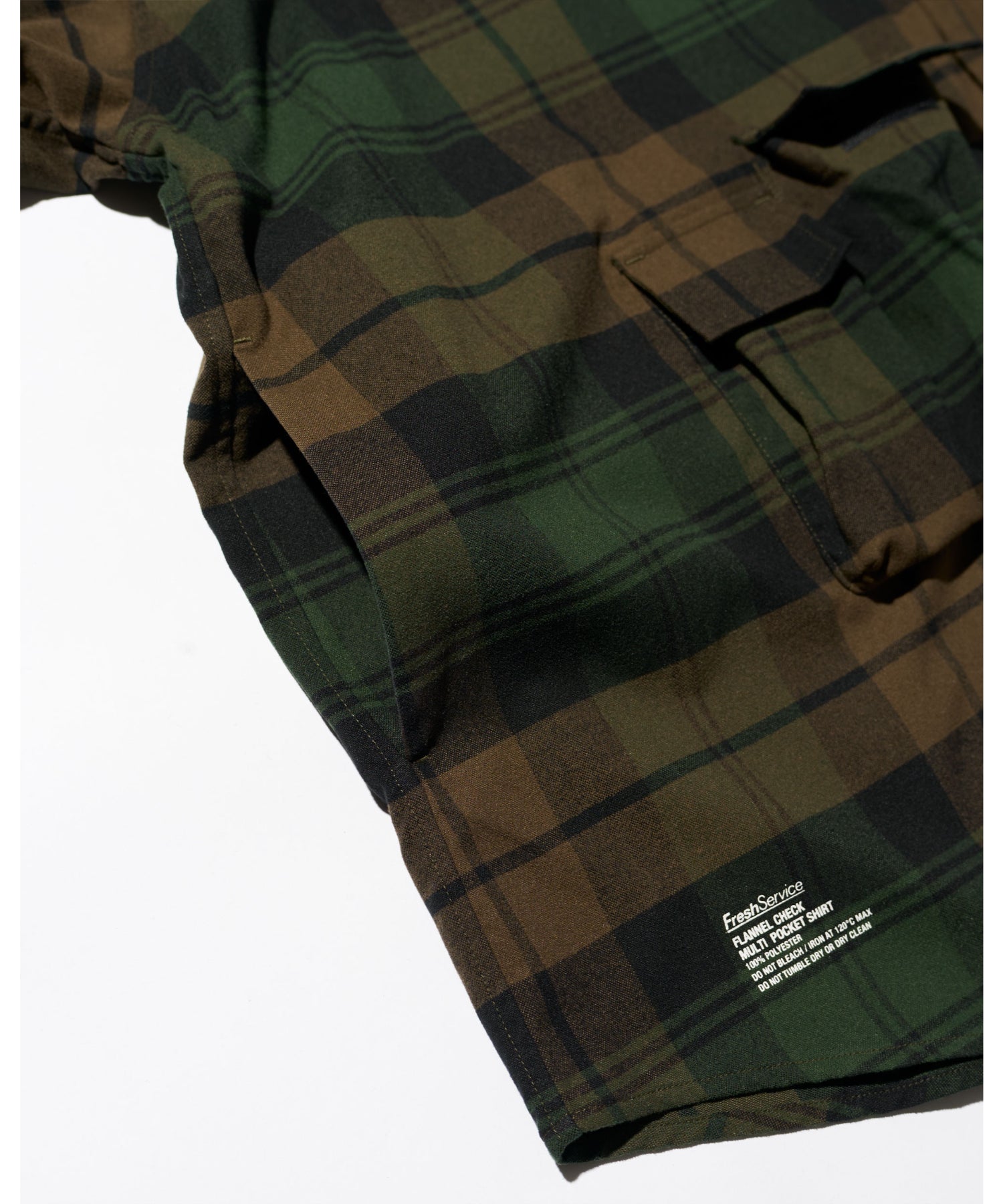 FLANNEL CHECK MULTI POCKET SHIRT