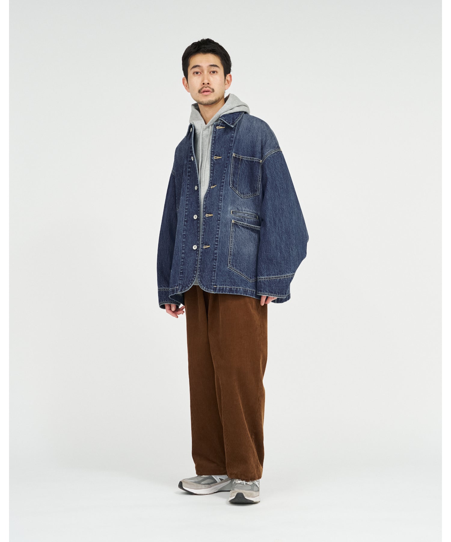 CORPORATE DENIM ENGINEER JACKET  (DARK WASH)