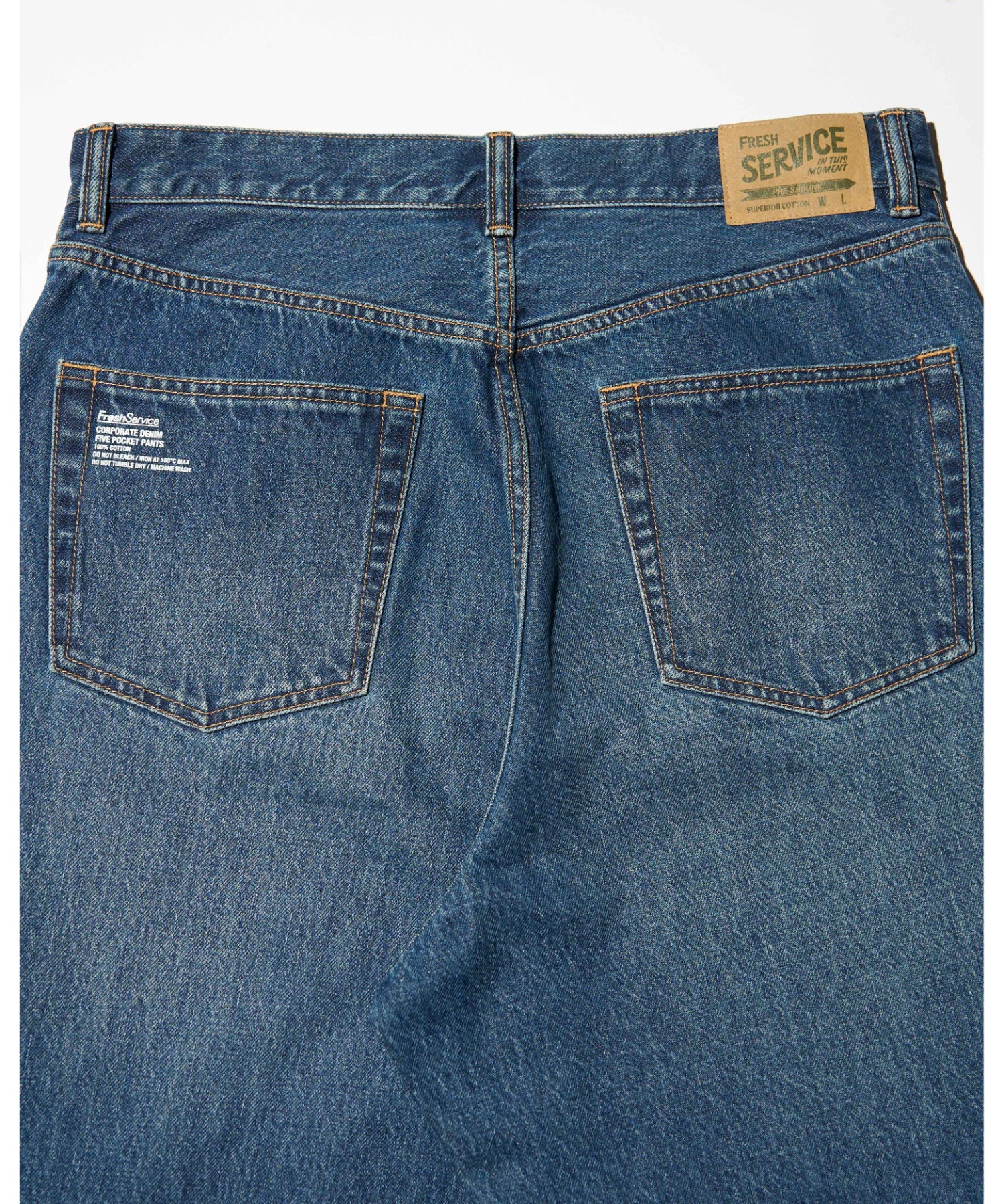 CORPORATE DENIM FIVE POCKET PANTS (DARK WASH)