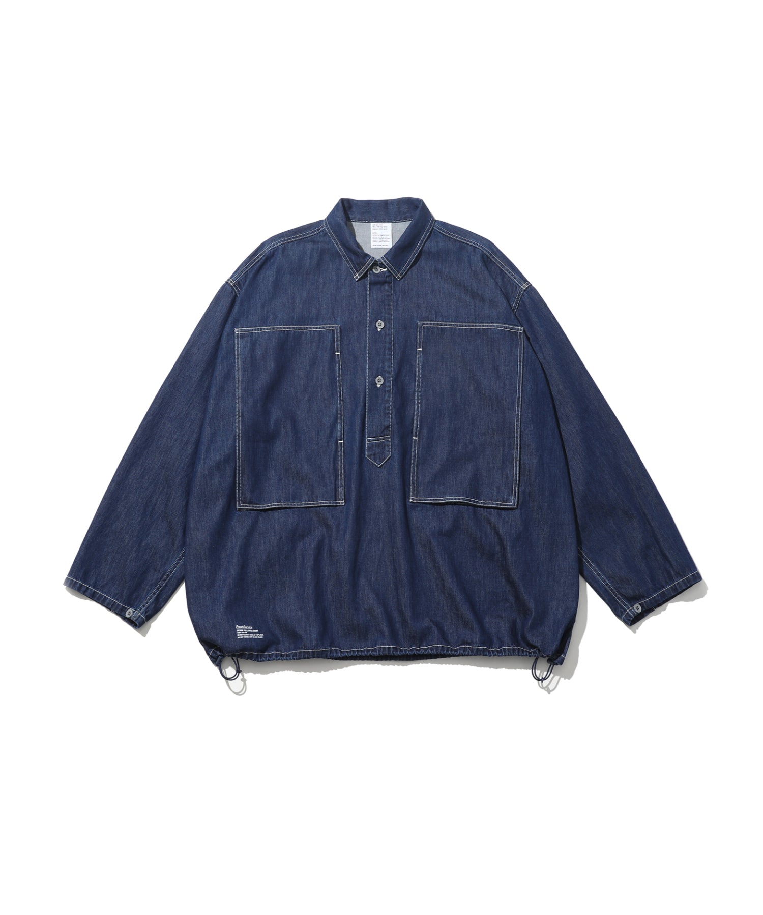 Denim Pullover Shirt (ONE WASH)
