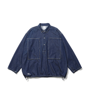 Denim Pullover Shirt (ONE WASH)