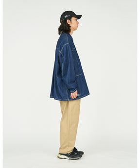 Denim Pullover Shirt (ONE WASH)