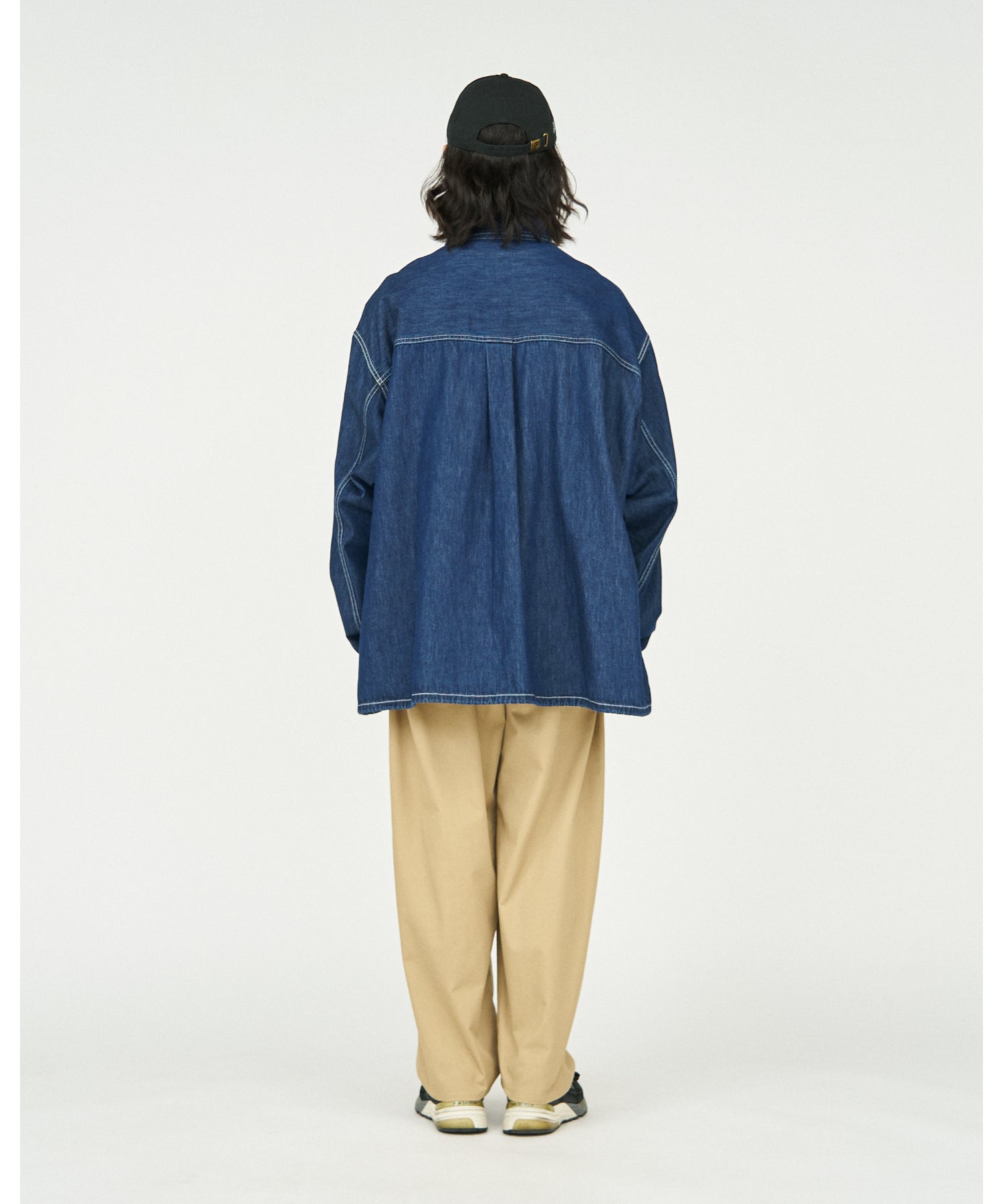Denim Pullover Shirt (ONE WASH)