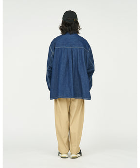Denim Pullover Shirt (ONE WASH)