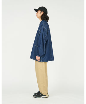 Denim Pullover Shirt (ONE WASH)