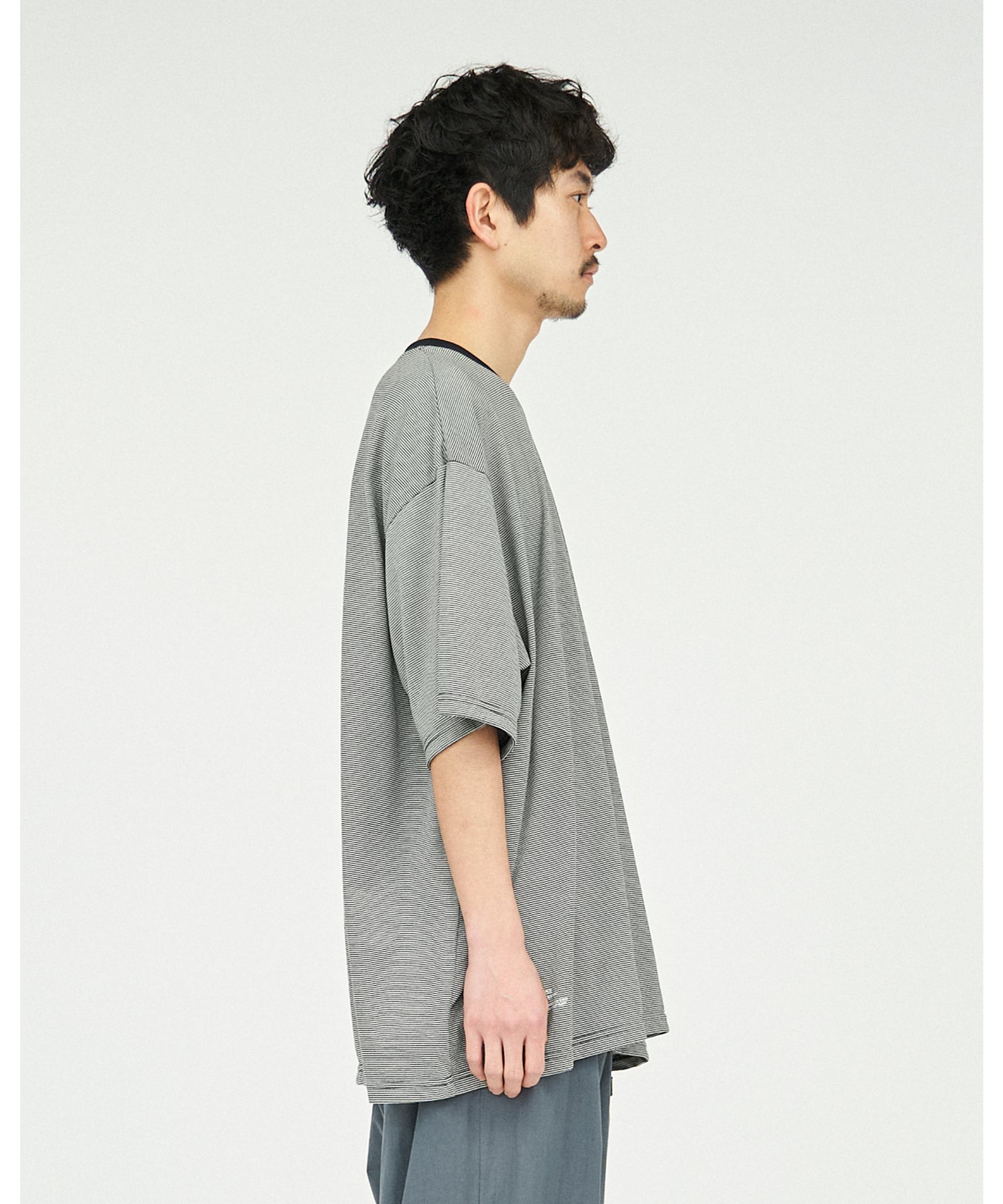 MICRO BORDER S/S TEE - FreshService (フレッシュサービス) - tops