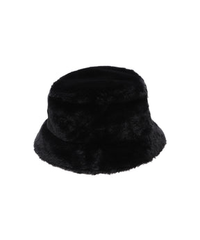 Apex Faux Fur Swoosh Bucket Hat