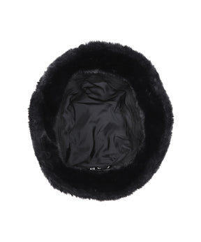 Apex Faux Fur Swoosh Bucket Hat