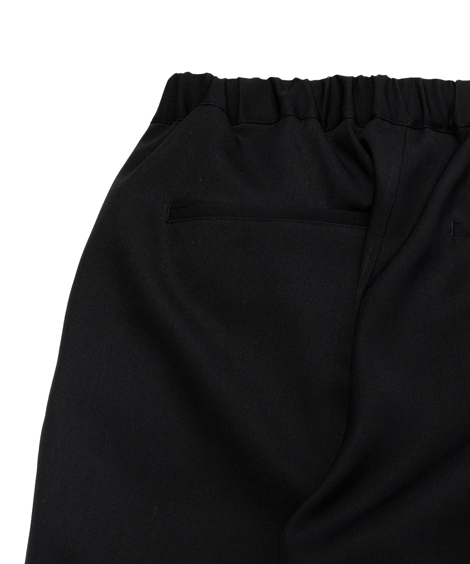 Scale Off Wool Slim Waisted Wide Tapered Chef Pants