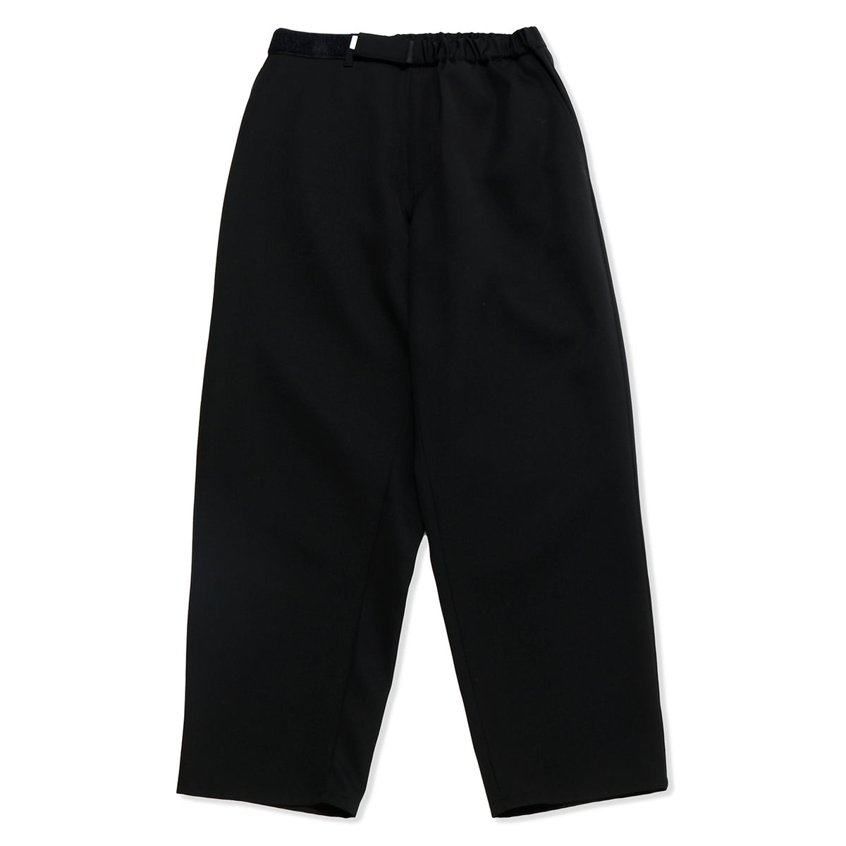 Scale Off Wool Slim Waisted Wide Tapered Chef Pants Scale Off Wool Slim Waisted Wide Tapered Chef Pants
