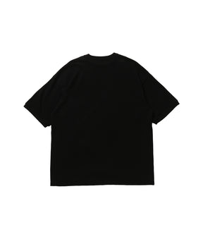 Cotton Pique Jersey Crew Neck Tee