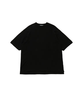Cotton Pique Jersey Crew Neck Tee