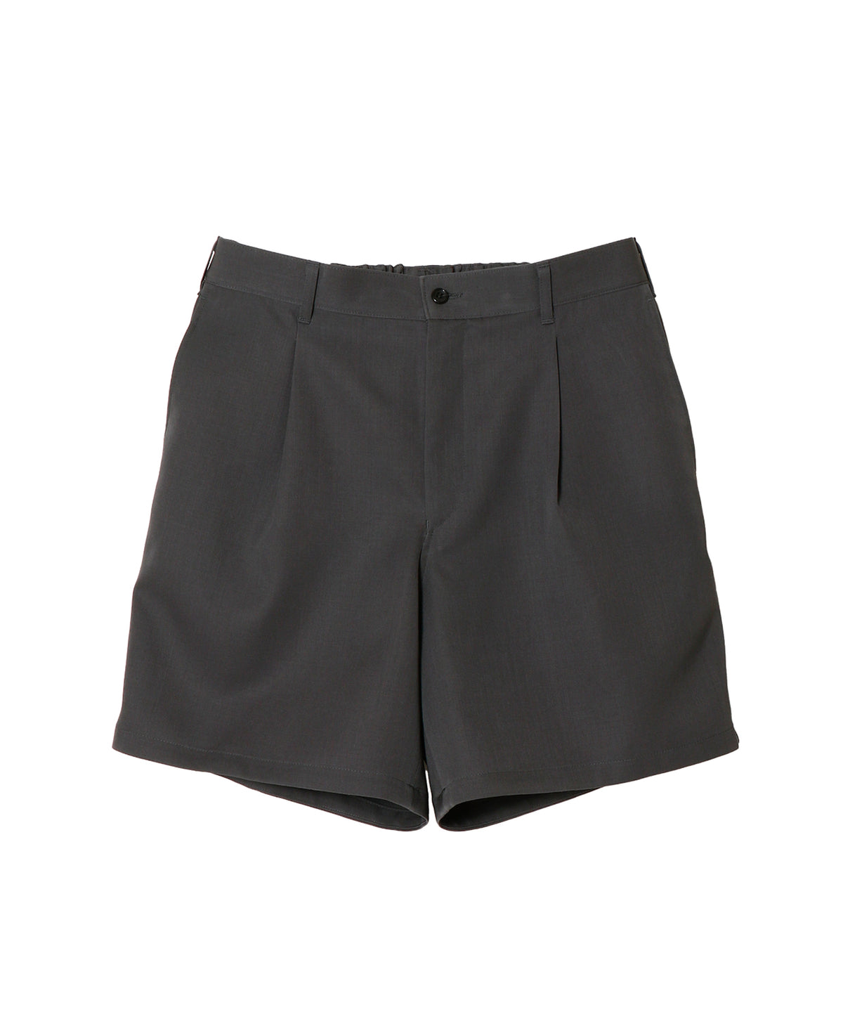 Scale Off Wool Wide Shorts