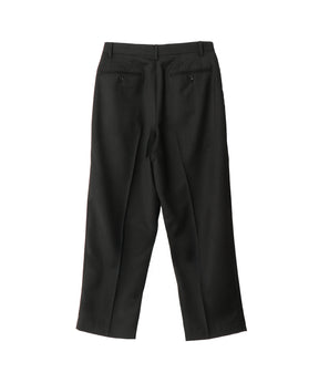 Melange Herringbone Pleated Wide Trousers - Graphpaper (グラフ