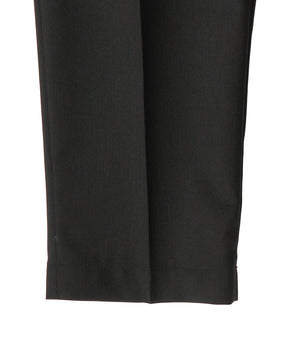 Melange Herringbone Pleated Wide Trousers - Graphpaper (グラフ