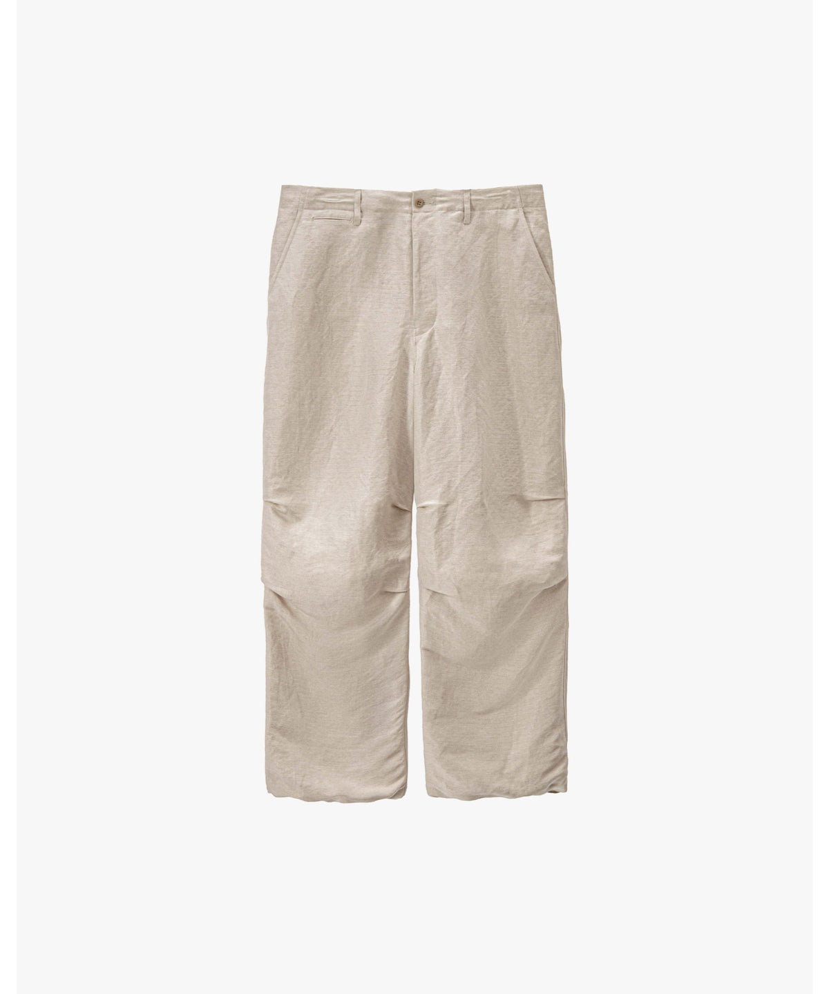 Linen Cupro Hopsack Military Pants