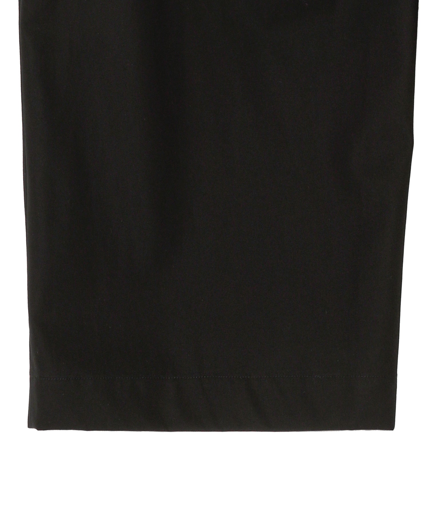 Brushed Cotton Gabardine Wide Straight Pants