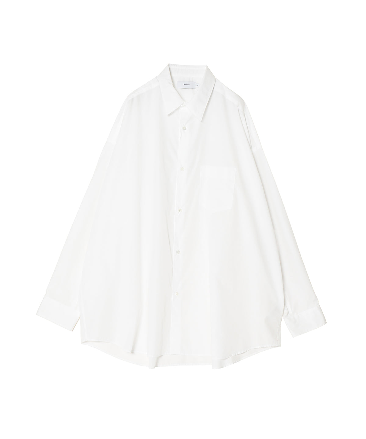 Broad L/S Oversized Regular Collar Shirt