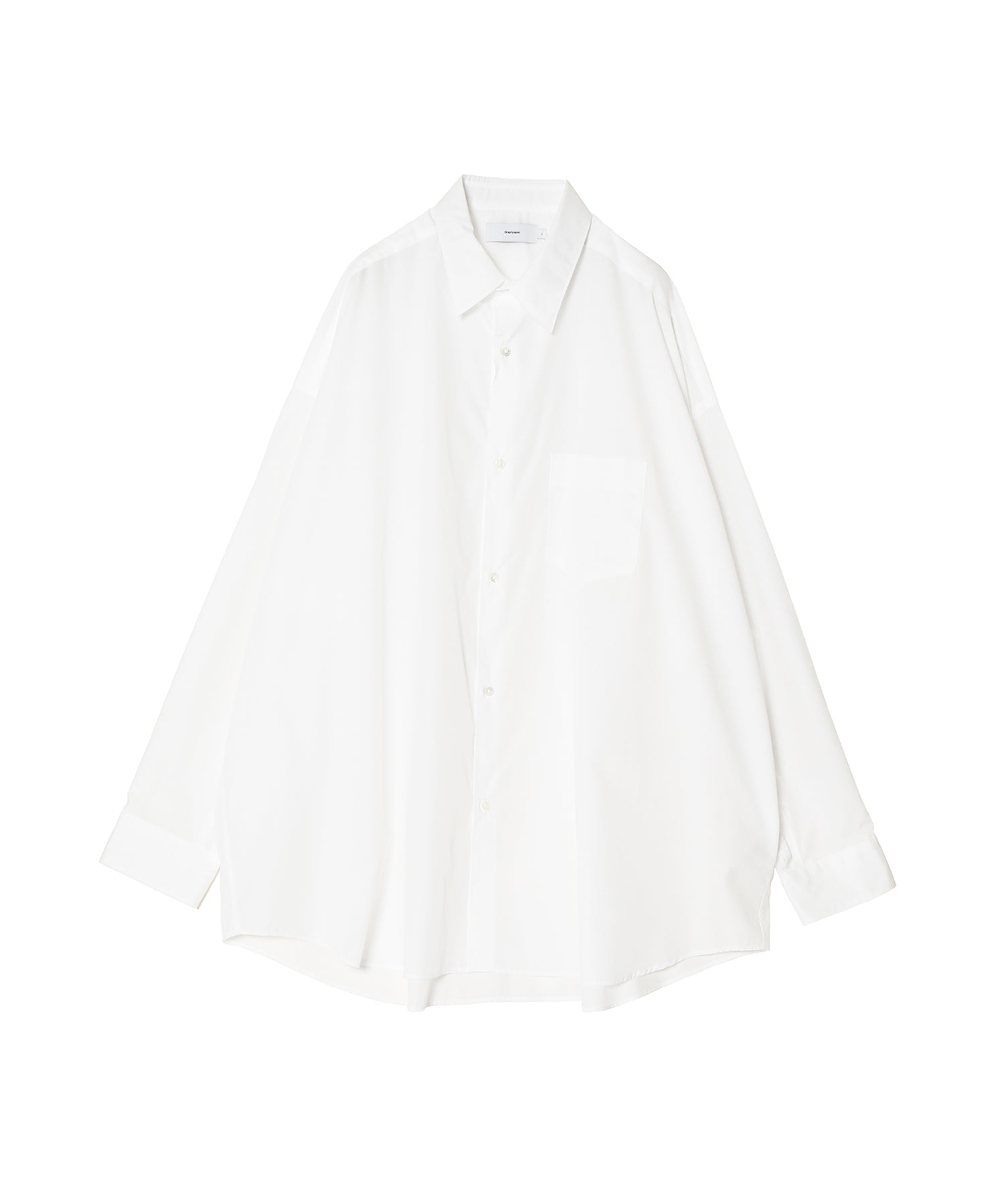 Broad L/S Oversized Regular Collar Shirt
