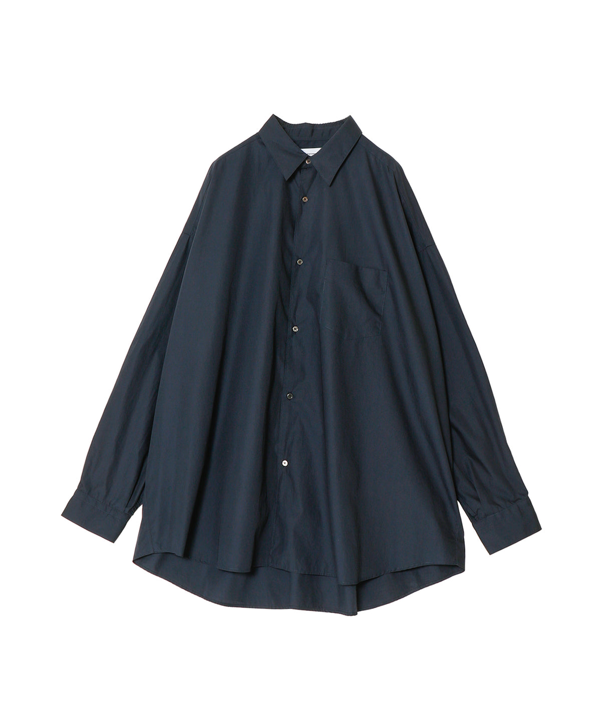 Broad L/S Oversized Regular Collar Shirt