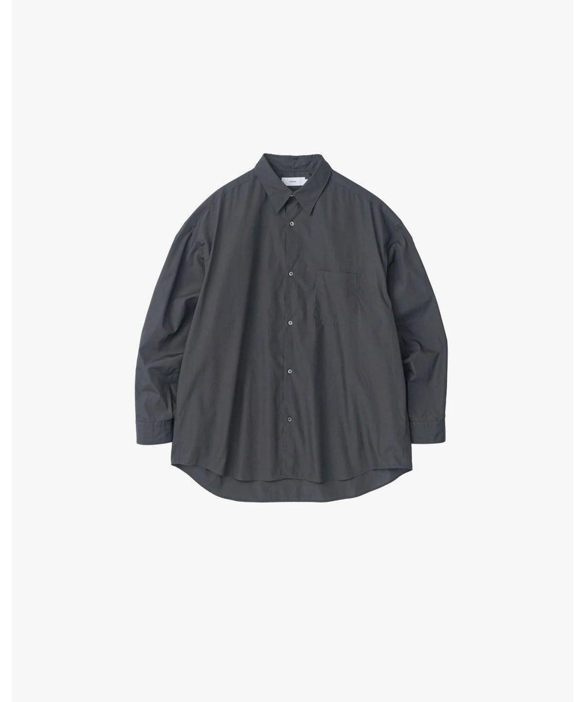 Broad L/S Oversized Regular Collar Shirt