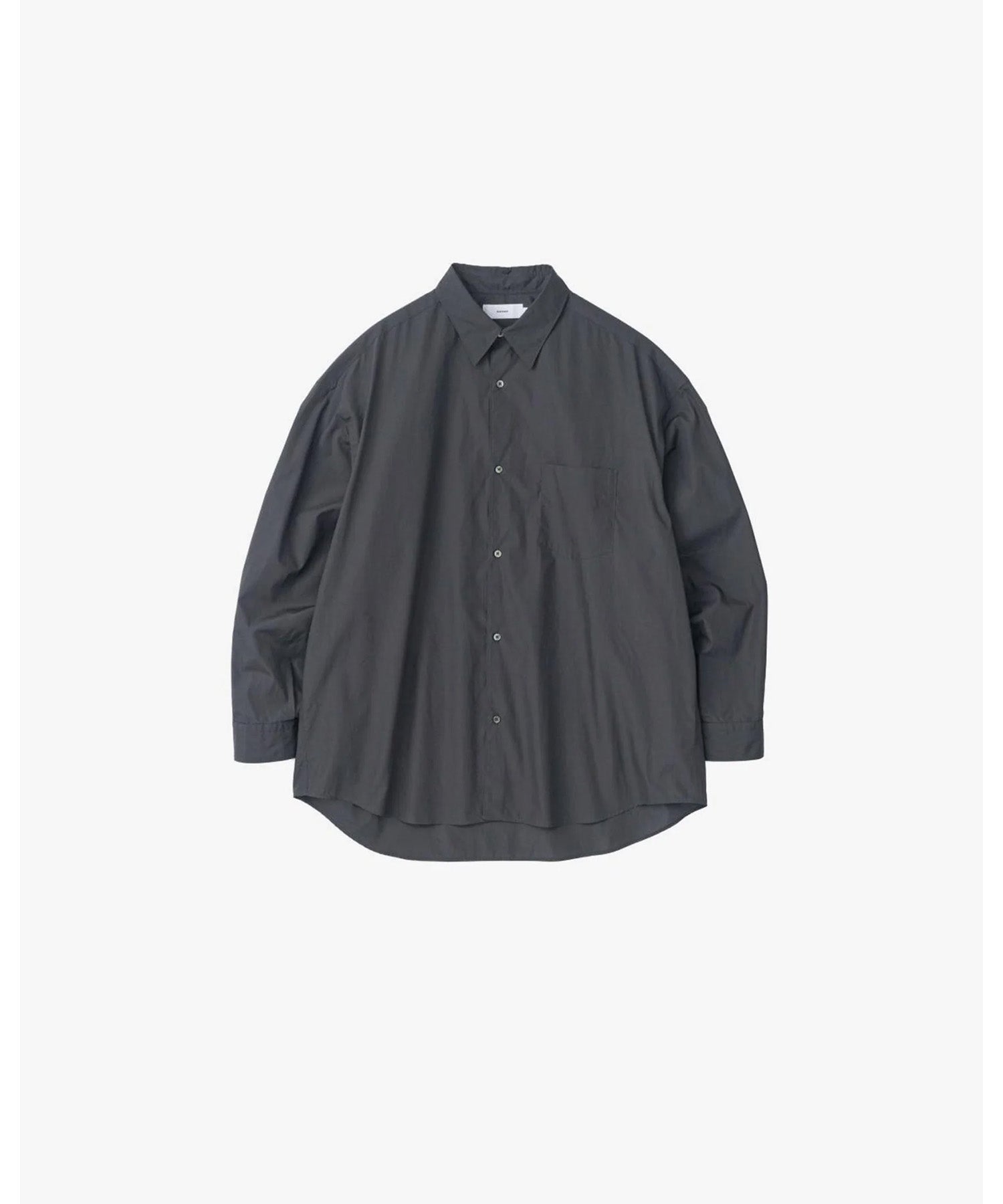 Broad L/S Oversized Regular Collar Shirt