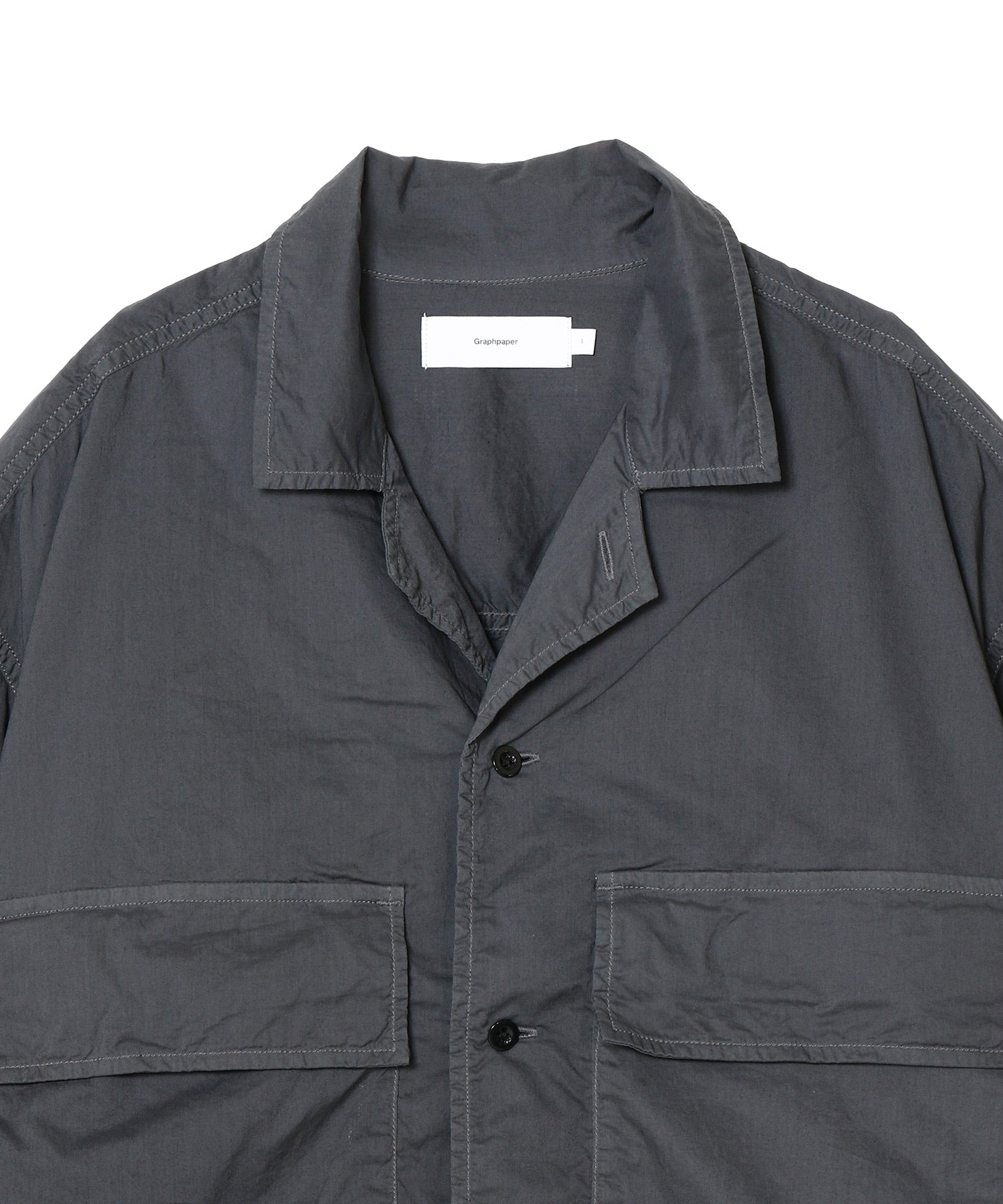 Garment Dyed Typewriter Fatigue Shirt