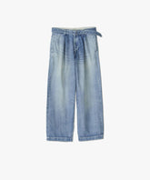 Selvage Denim Belted Pants