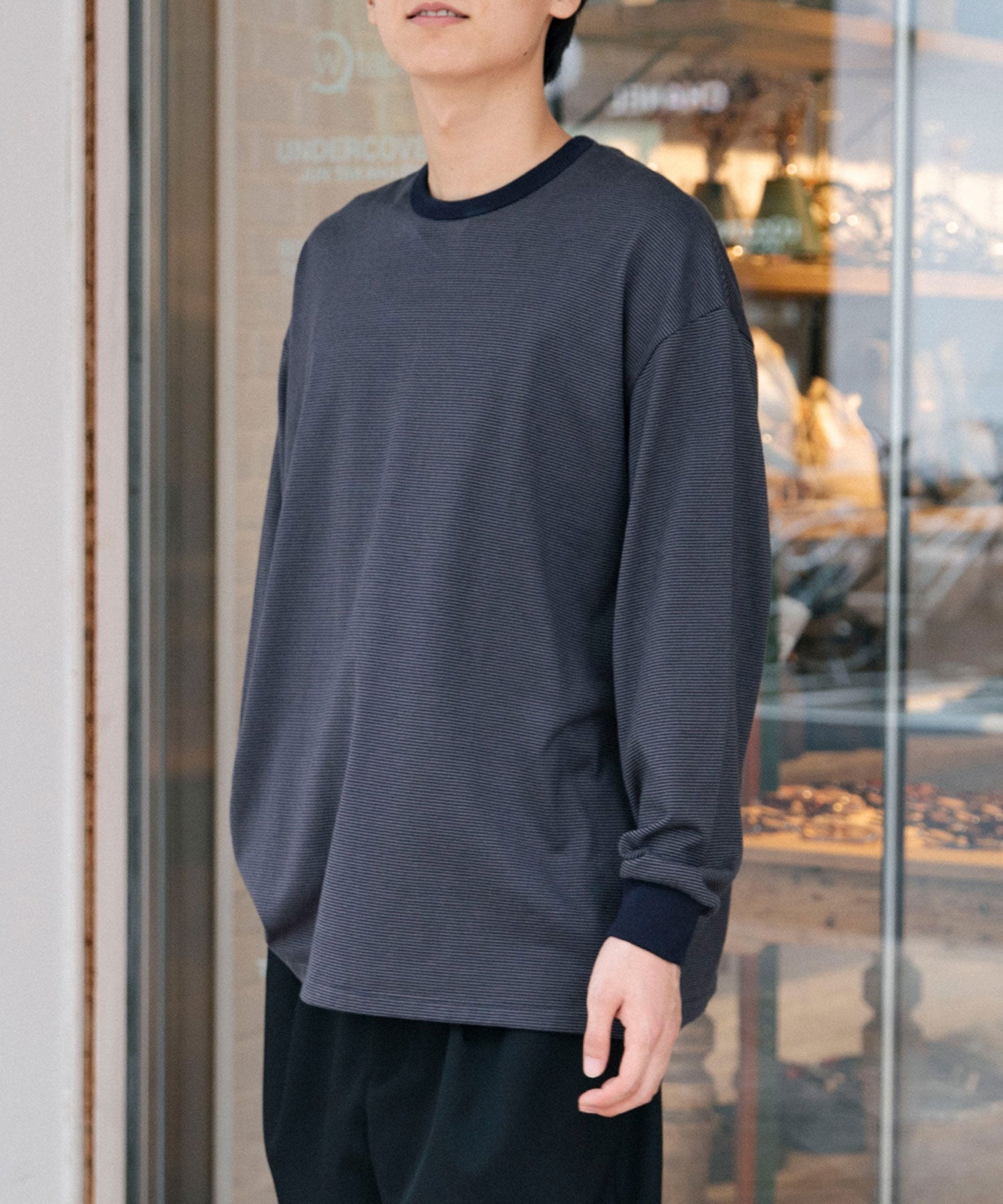 Narrow Border L/S Tee