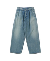 Selvage Denim Two Tuck Pants -LIGHT FADE-