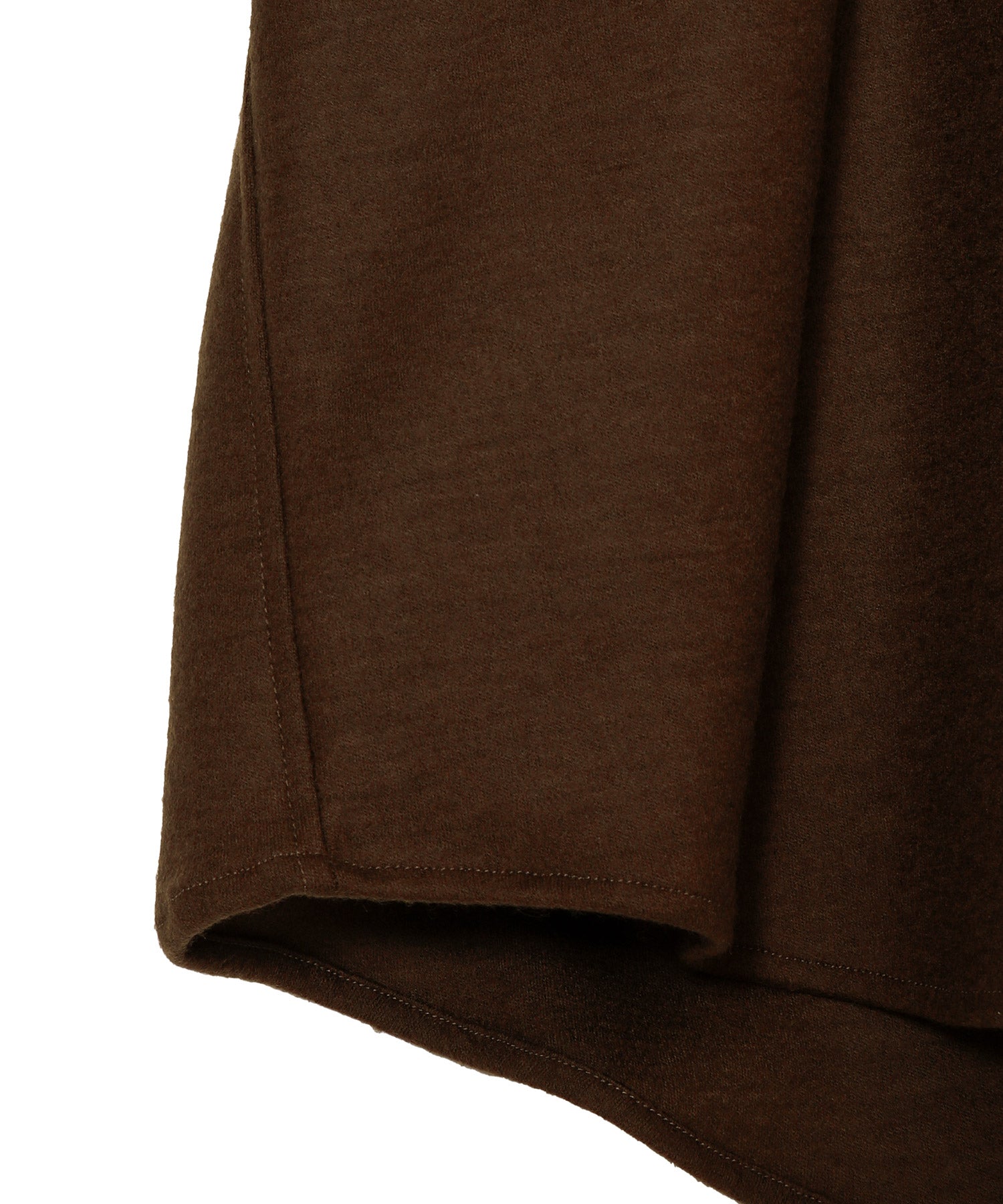 Wool Smooth Flannel Oversized Regular Collar Shirt