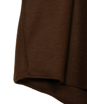 Wool Smooth Flannel Oversized Regular Collar Shirt