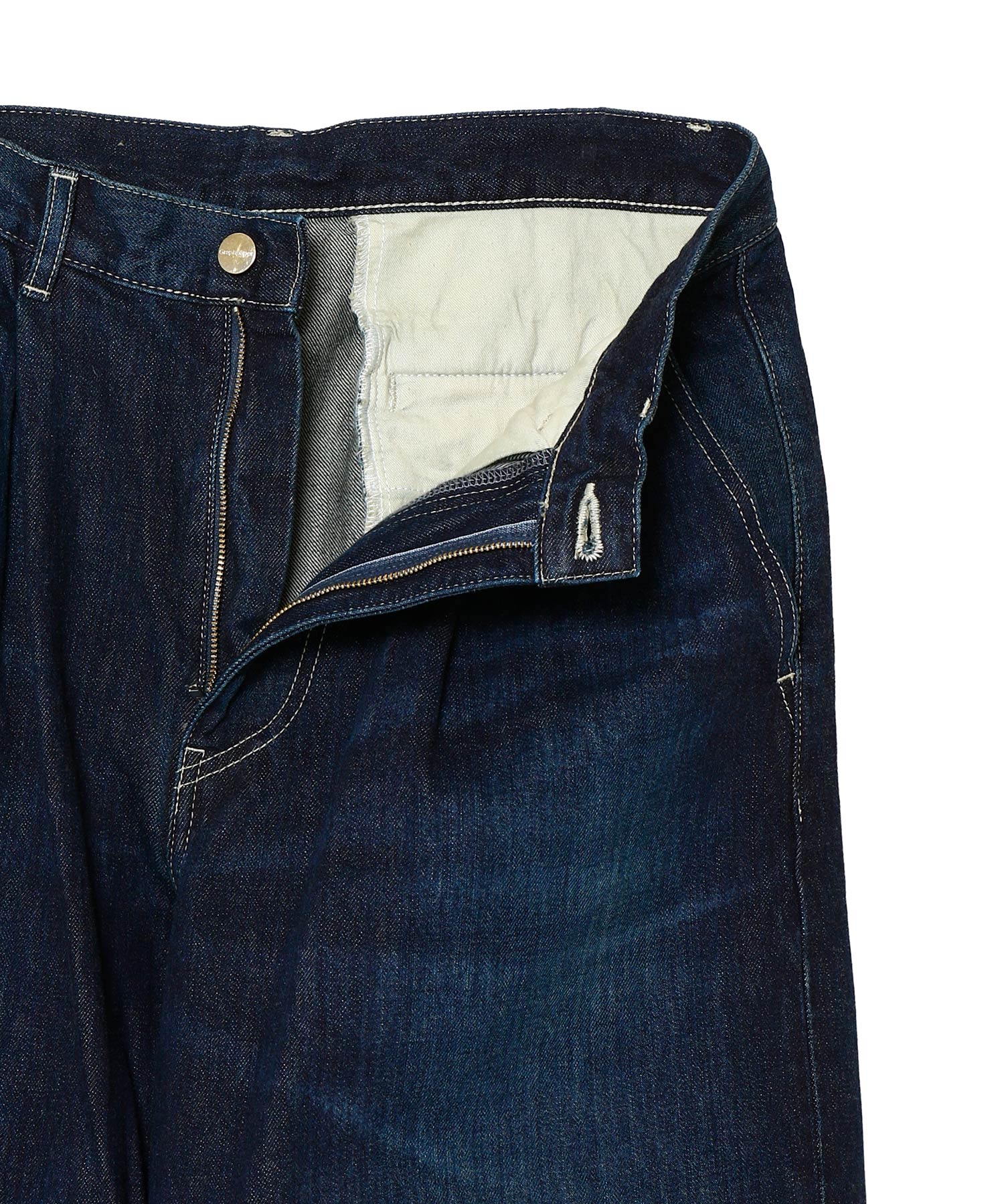 Selvage Denim Two Tuck Pants -DARK FADE-