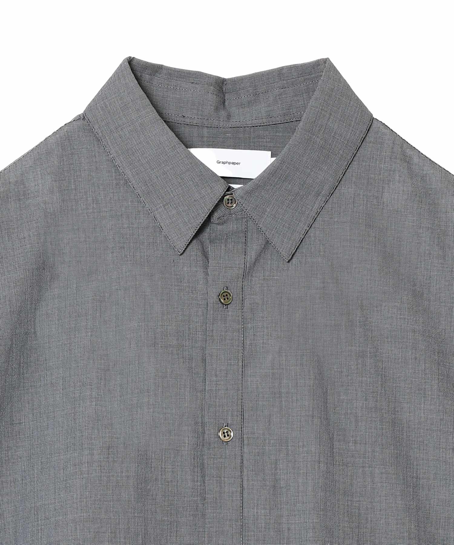 Seersucker Pullover Shirt - Graphpaper (グラフペーパー) - tops
