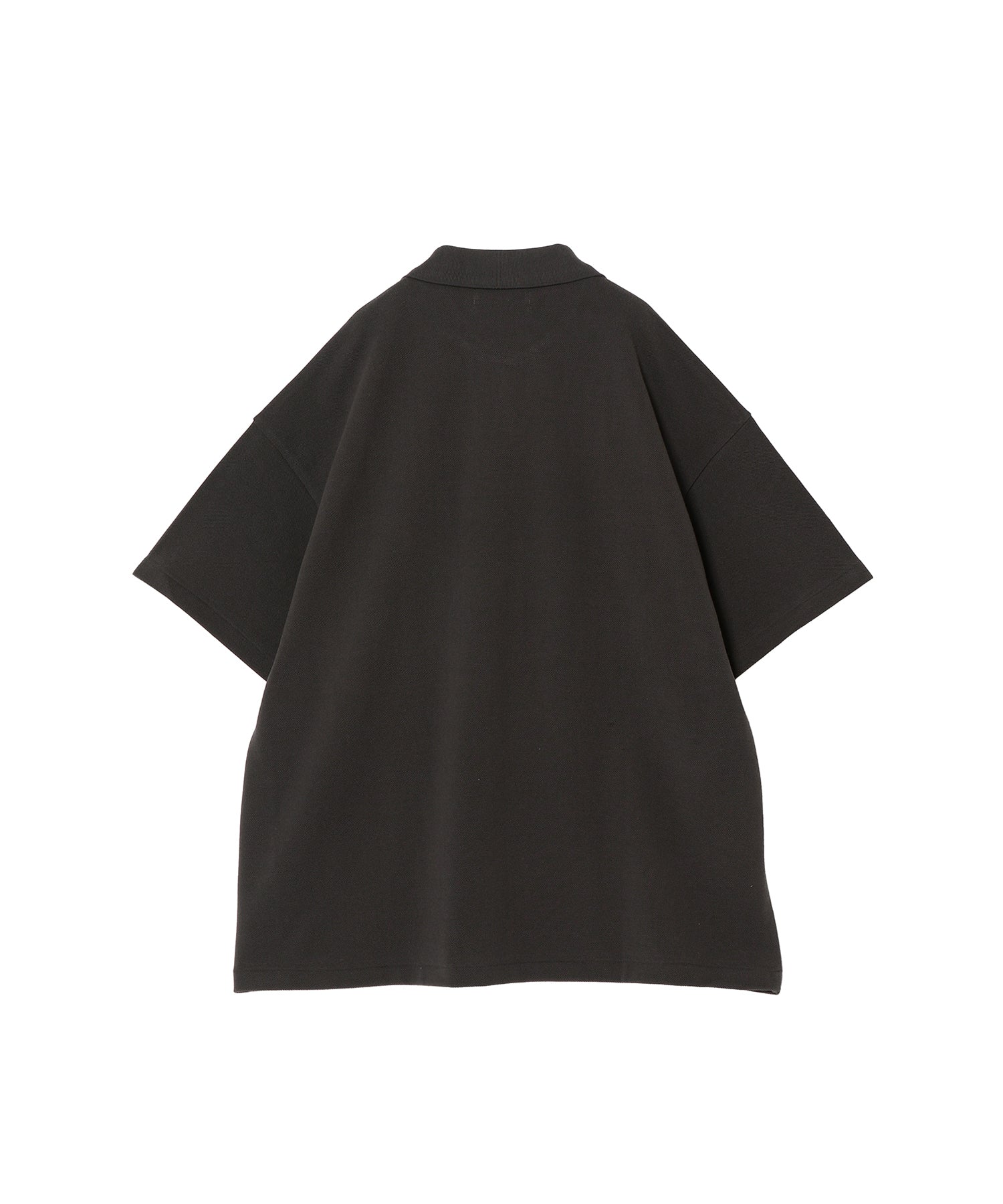グラフペーパーCotton Pique Jersey Skipper Polo Graphpaper] グラフペーパー Cotton Pique Jersey S/S Skipper Polo