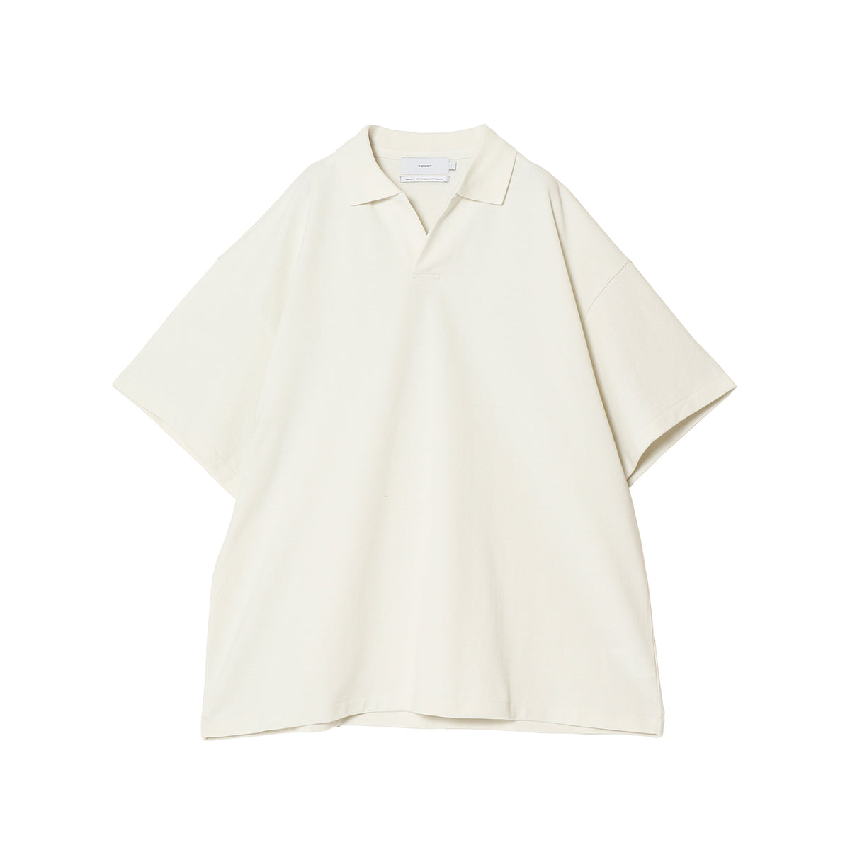 トップス Graphpaper Pique Jersey Skipper Polo Cotton Pique Jersey S/S Skipper Polo - Graphpaper (グラフペーパー