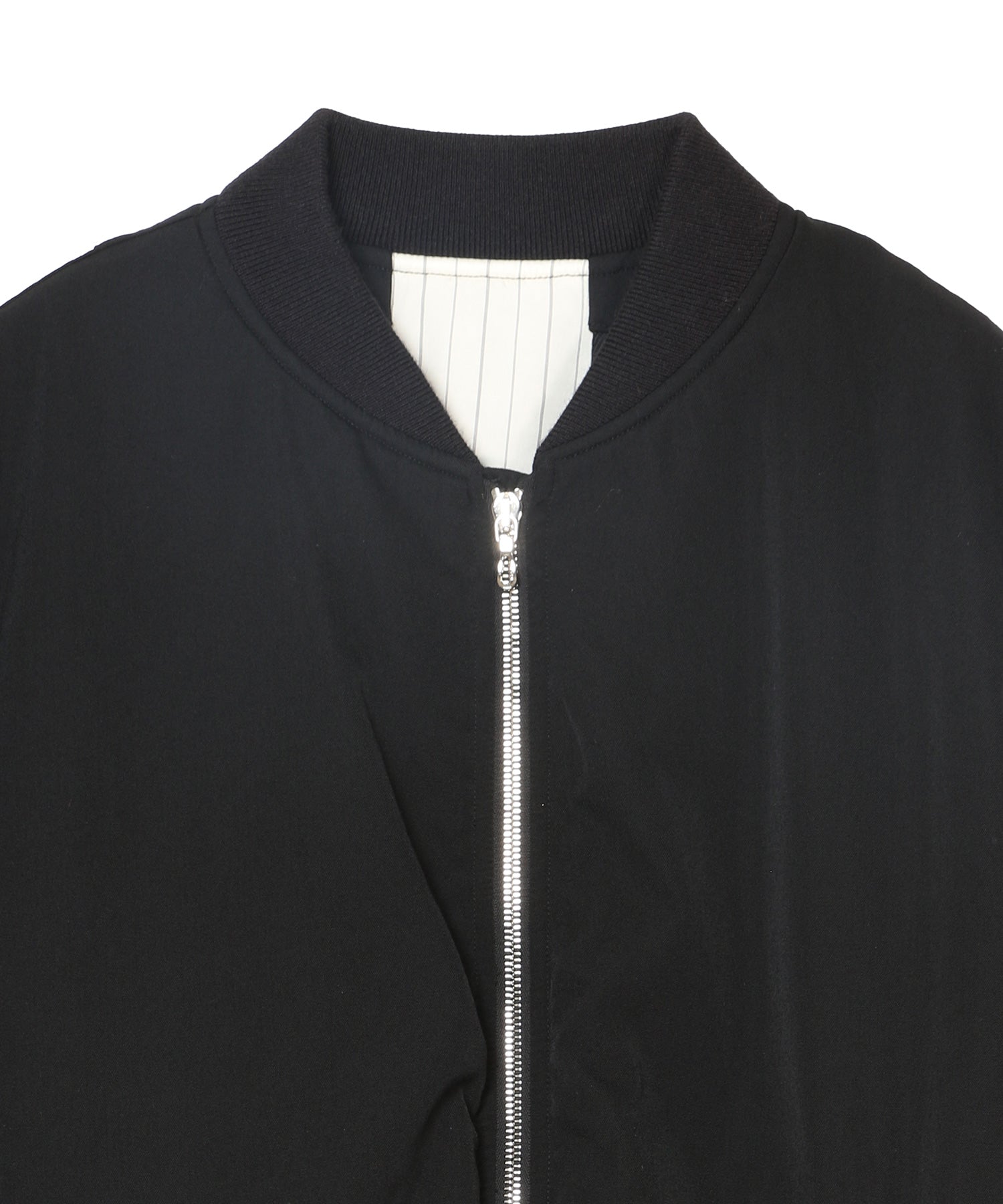 Fulled Wool Twill Flight Jacket